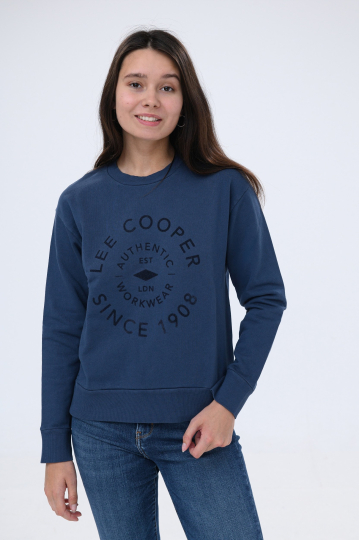 Sweatshirts W ENORA ML 0187 211 - INDIGO