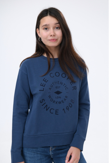 Sweatshirts W ENORA ML 0187 211 - INDIGO