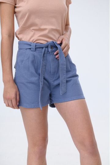 Shorts W NAIKA F003 268 - BLEU MARANT