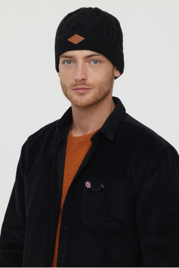 Cepures M VOBBY W517 100 - BLACK