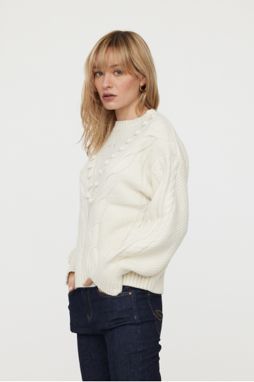 Sweaters W CLISTE ML W500 NA NA - NATURAL