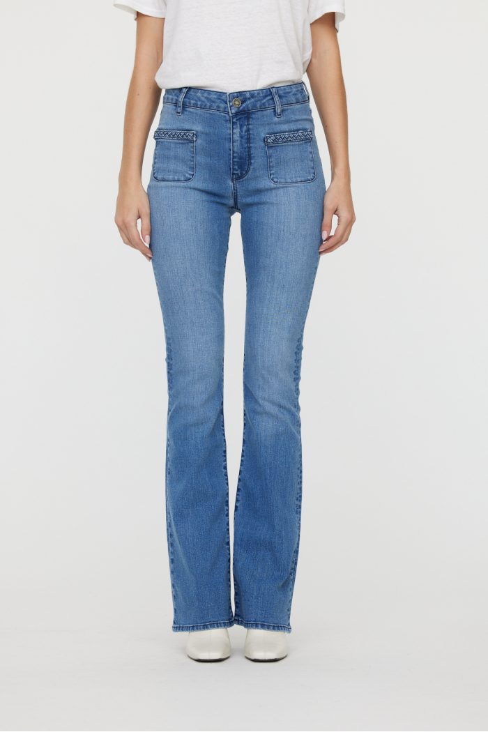 Lee Cooper Bootcut W JUNELLE F D164 DO DO DOUBLE STONE