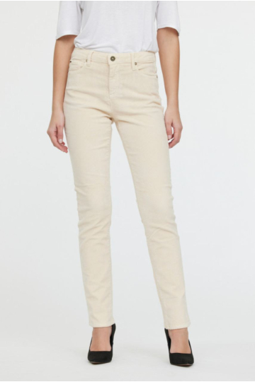 Auduma bikses W LC161F F081 CREAM