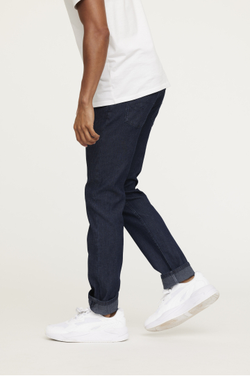 Straight jeans M LC126ZP LEG 34 D21 STRIPED RINSED