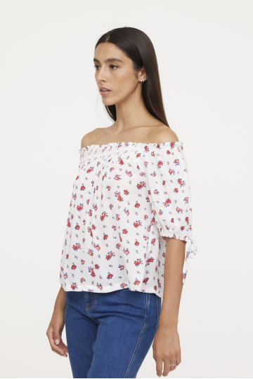 Blouses W MEDUSA M3/4 S471 433 - CHERRY Blouses W MEDUSA M3/4 S471 433 - CHERRY