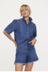 Shirts W DAKIRA MC D128 MB. M3 - MEDIUM BLUE Shirts W DAKIRA MC D128 MB. M3 - MEDIUM BLUE