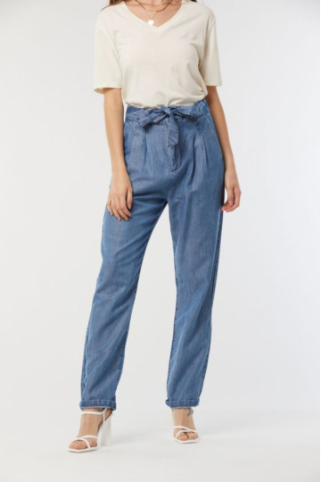 Platie džinsi W GRACE F006 LEG 32 215 - LIGHT BLUE