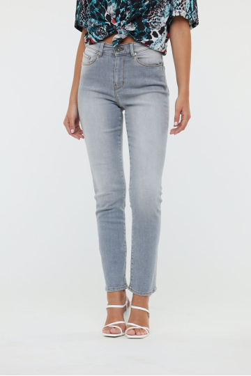 Taisnie džinsi W LC161 D130 BG BLUE GREY