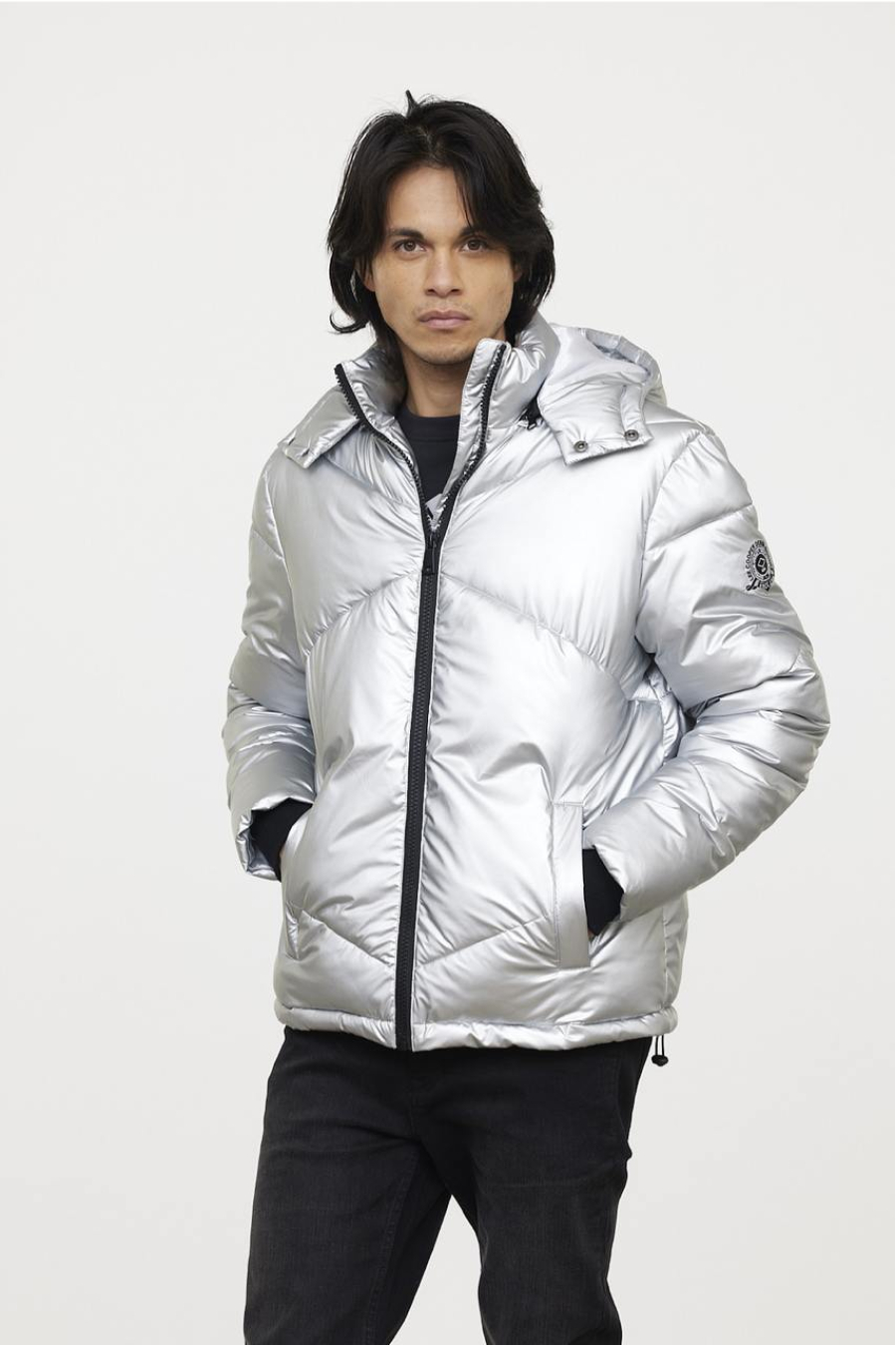 Jackets M FISIO ML W640 S 118 - SILVER