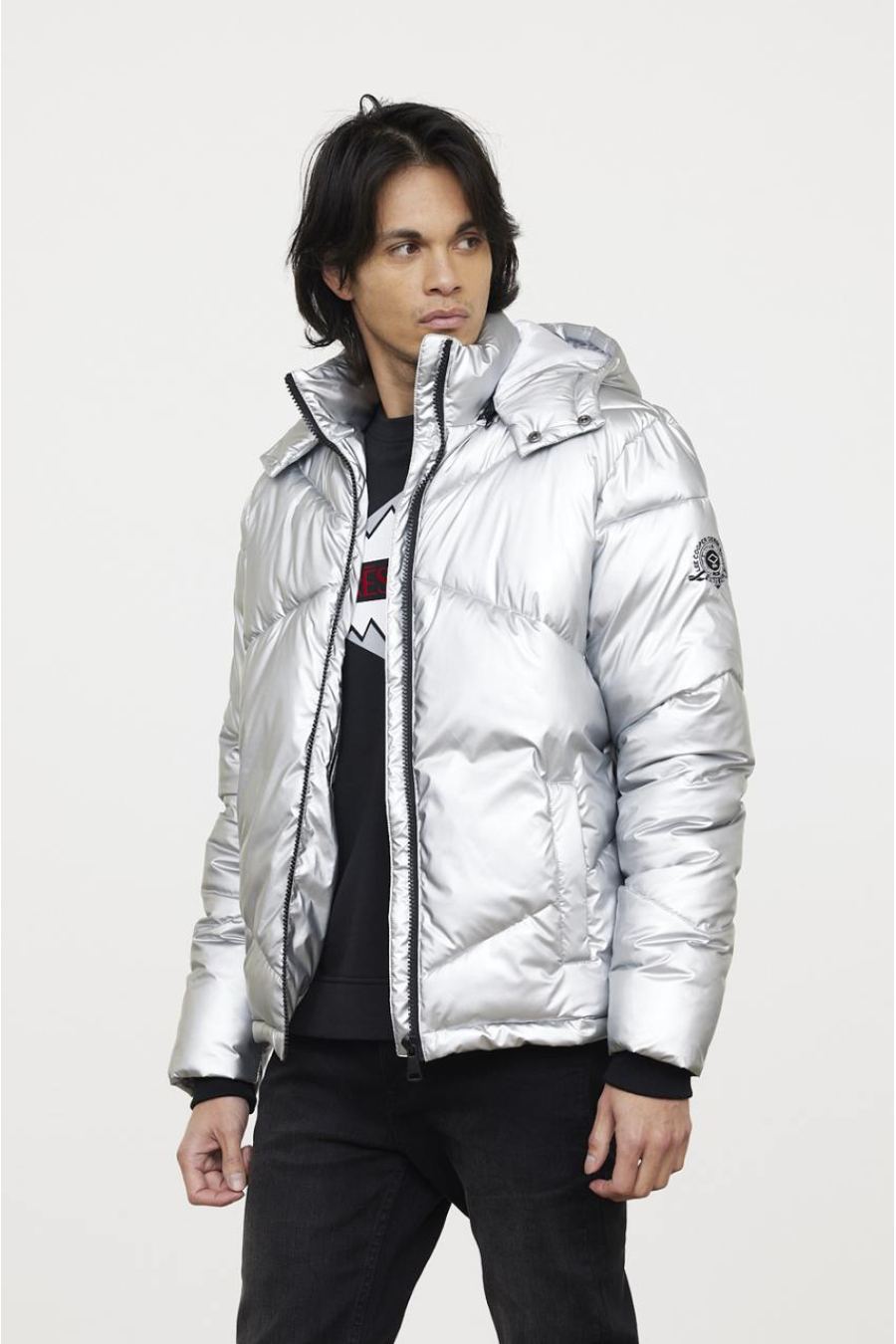 Jackets M FISIO ML W640 S 118 - SILVER