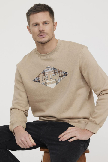Sweatshirts M ETILO ML W701 521 - ARGILE BEIGE