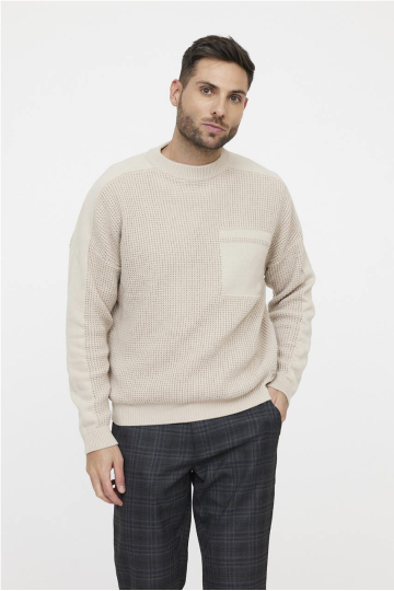 Džemperi U CORALO W636 521 - ARGILE BEIGE