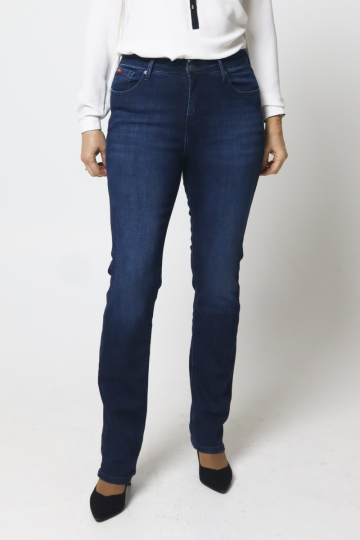 Taisnie džinsi KIMHR L23-00287 DARK BRUSHED USED