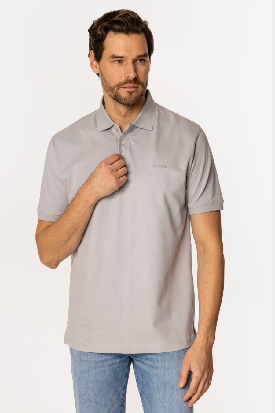 Polo M TEO 5051 MICRO CHI GREY