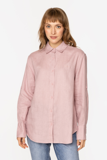 Shirts D LINA 2020 PEACH WH ROSE