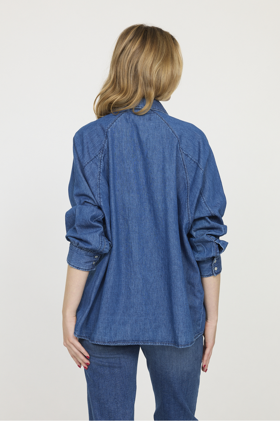 Shirts W DULIA ML D300 VB V2 - VINTAGE BLUE Shirts W DULIA ML D300 VB V2 - VINTAGE BLUE