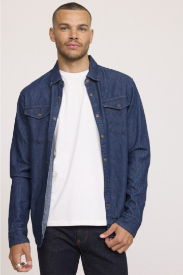 Shirts M DARILE ML D300 DMB DARK MEDIUM BLUE