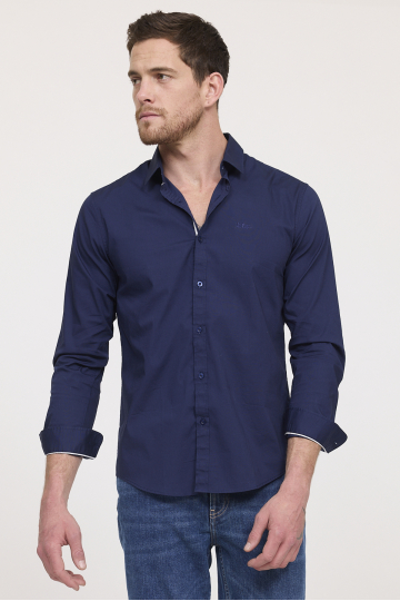 Shirts M DOGINO ML S682 DN. 218 - DARK NAVY