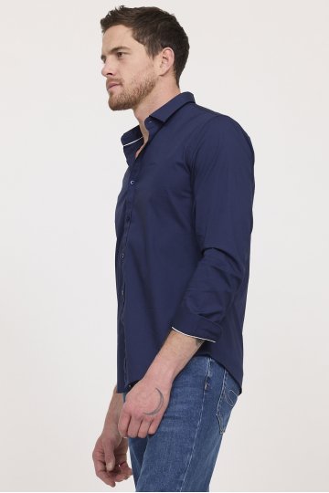 Shirts M DOGINO ML S682 DN. 218 - DARK NAVY