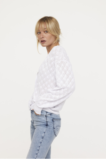 Sweaters W CARMALA S452 BL. 014 - BLANC