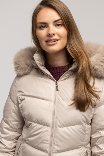 Jackets D CLIVIA3 8020 BEIGE BEIGE Jackets D CLIVIA3 8020 BEIGE BEIGE