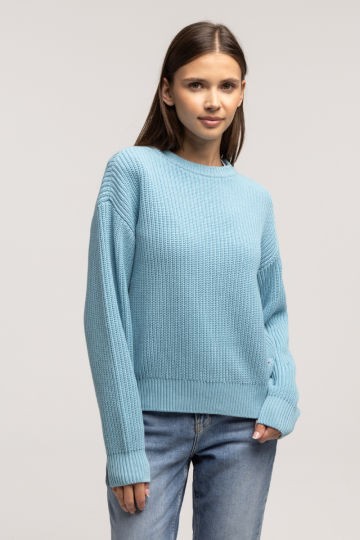 Sweaters D YANA ORGANIC MILKY MILKY BLUE