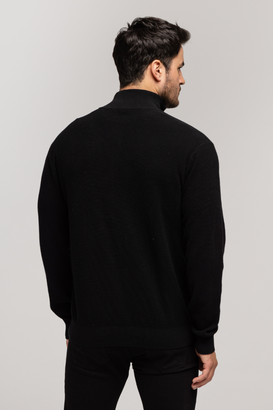 Džemperi M EMAD COTTON BLACK BLACK