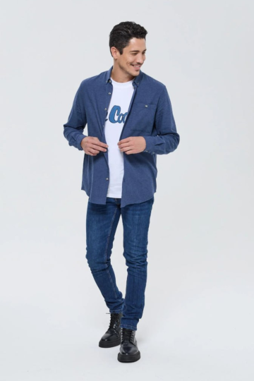 Shirts M DAKIPO ML W882 201 - NAVY