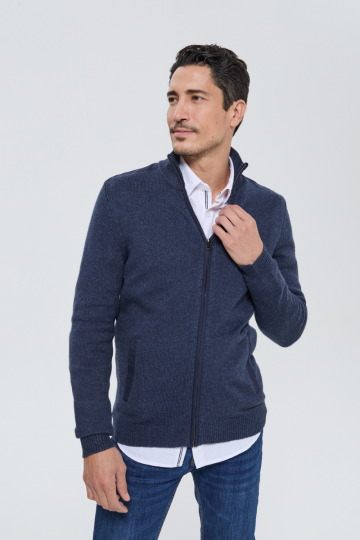 Sweaters M CARLOS ML W807 NAC - NAVY CHINE