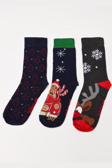 Socks ANKSOCKS 2502 GIFT2 MULTICOLOUR