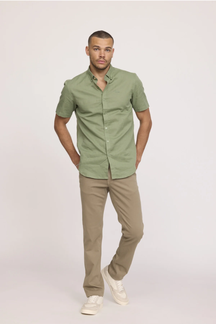 Auduma bikses M GALANT F187 OL. 716 - DARK OLIVE