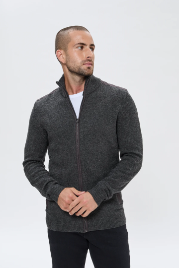 Džemperi M CARLOS ML W807 ACH ANTHRA CHINE