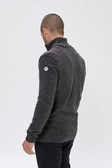 Džemperi M CARLOS ML W807 ACH ANTHRA CHINE