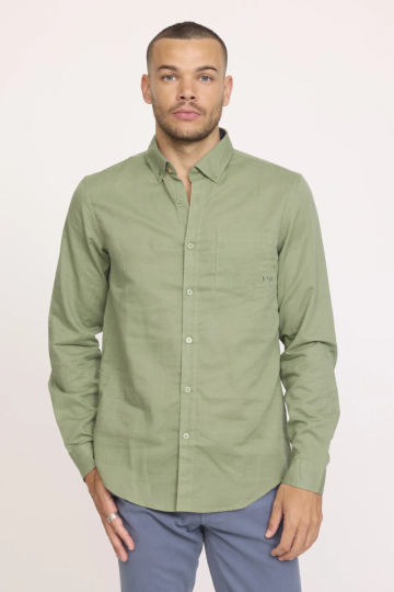 Shirts M DOLINO ML S468 KV. 747 - KAKI VERT