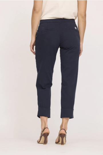 Pants W JAVI F174 DN 218 - DARK NAVY