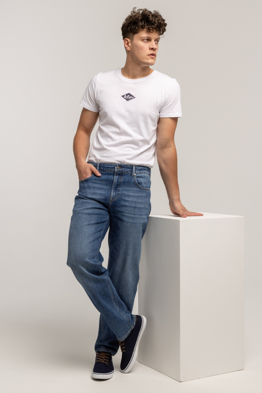 Brīva piegriezuma džinsi M RYAN 3230 BRUSHED BRUSHED