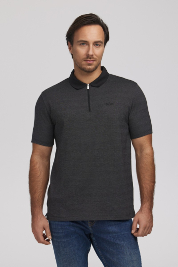 Polo krekli M ATHAN 1085 BLACK BLACK