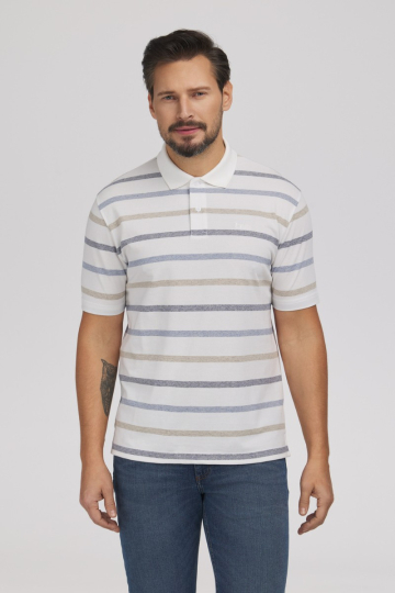 Polo krekli M ALBIE 6485 WHITE WHITE