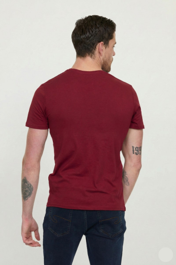 T-shirts M AREO MC W200 CW BO 804 - BORDEAUX
