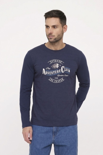T-shirts M AIGO ML W748 N 201 - NAVY